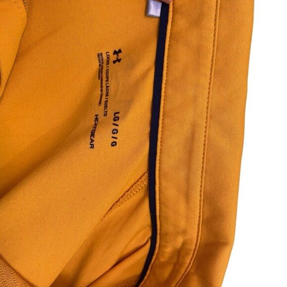 Under Armour Gold Loose Fit Golf short Sleeve Polo Shirt Medium - Picture 9 of 9